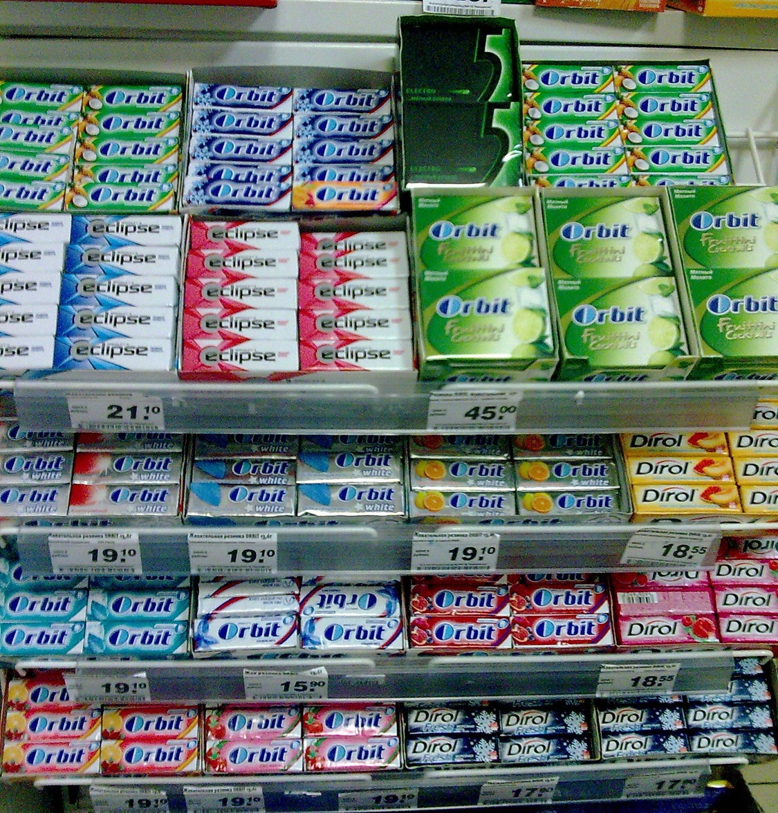 Мерчандайзинг продукции Wrygley в сети Магнит и Пятерочка Мерчандайзинг продукции Wrygley в сети Магнит и Пятерочка